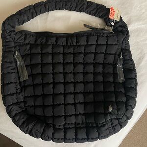 Free People Movement Quilted Carryall in black. Brand new with tags.